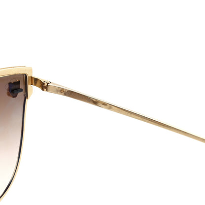 Cartier Panthere De Cartier Cat Eye Sunglasses Gold 6 of 7