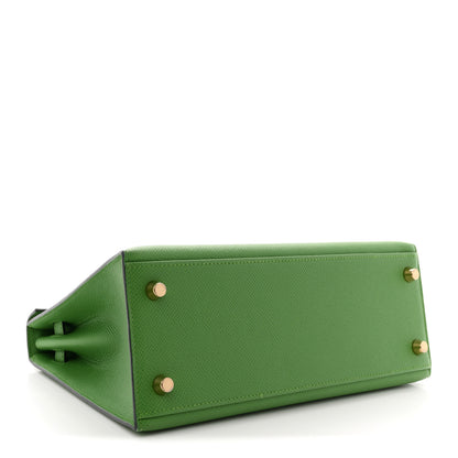 Hermes Epsom Kelly Sellier 25 Vert Yucca 4 of 13