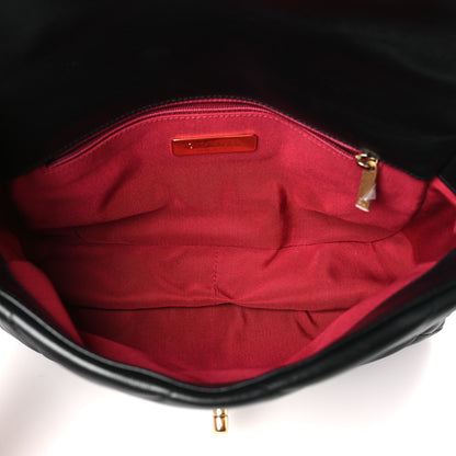 Chanel Lambskin Quilted Medium Chanel 19 Flap Black 5 of 10