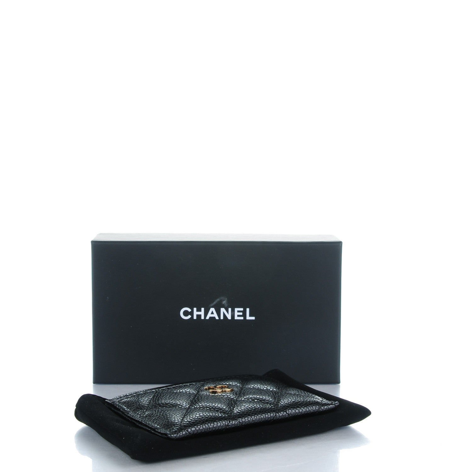 Chanel Caviar Quilted Card Holder Black 4 of 8