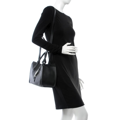 Gucci Soft Calfskin Small Jackie Top Handle Bag Black 2 of 7