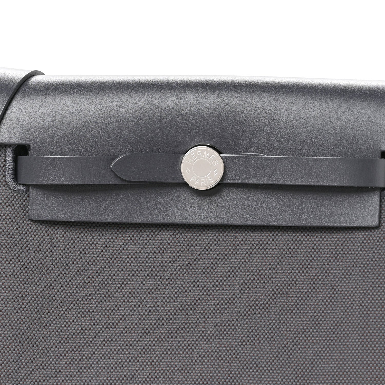 Hermes Military Toile Vache Hunter Herbag Zip Retourne 20 Ardoise 8 of 11
