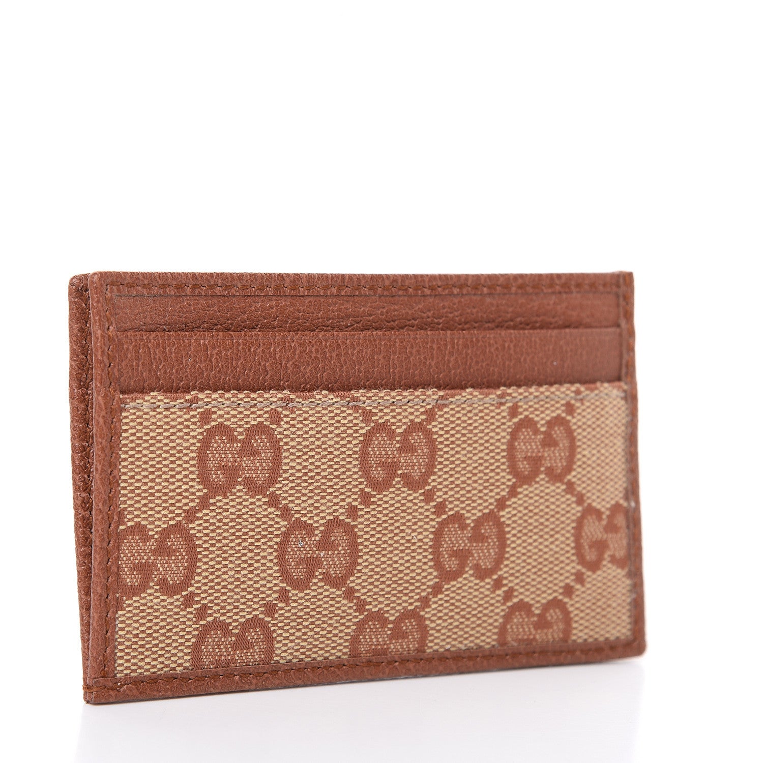 Gucci X MLB GG Monogram NY Yankees Card Holder Beige Ruggine Ivory 3 of 7