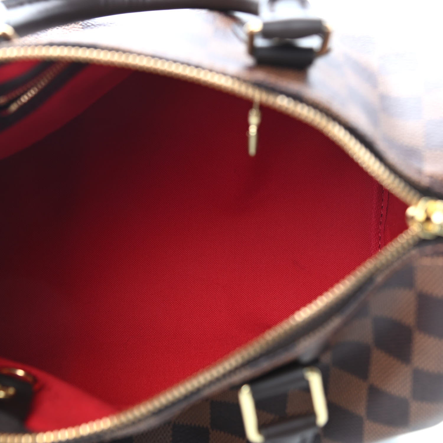 Louis Vuitton Damier Ebene Speedy Bandouliere 25 5 of 8