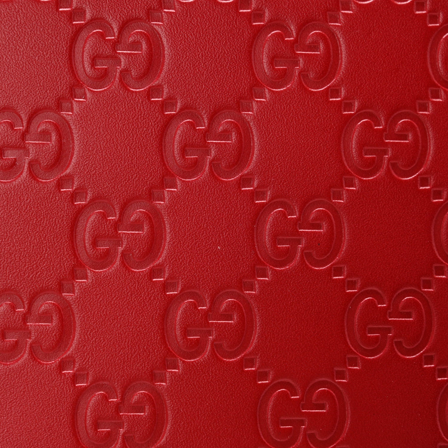 Gucci Guccissima Padlock Clutch Hibiscus Red 9 of 10