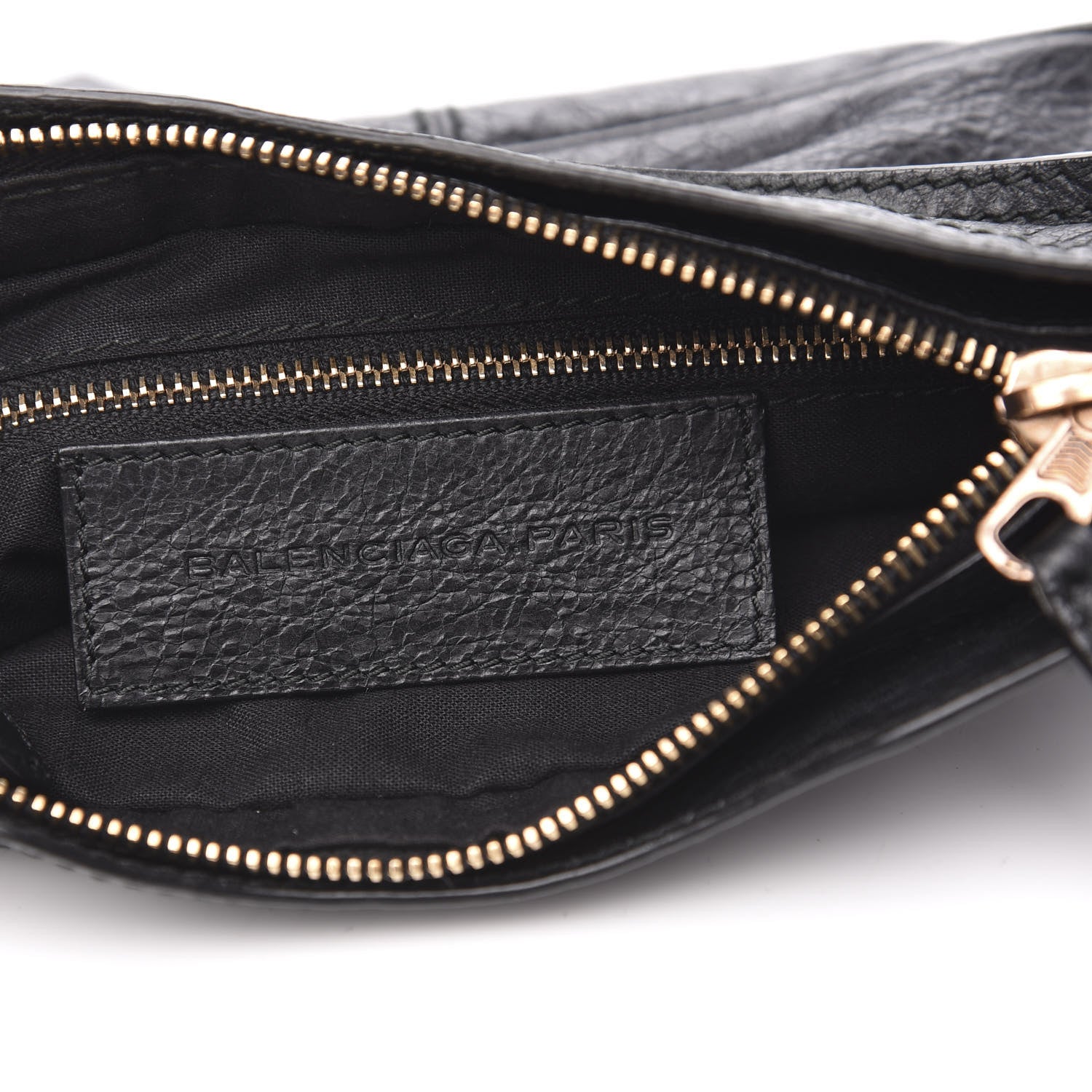 Balenciaga Agneau Giant 12 Rose Gold Hardware Hip Pochette Black 6 of 9