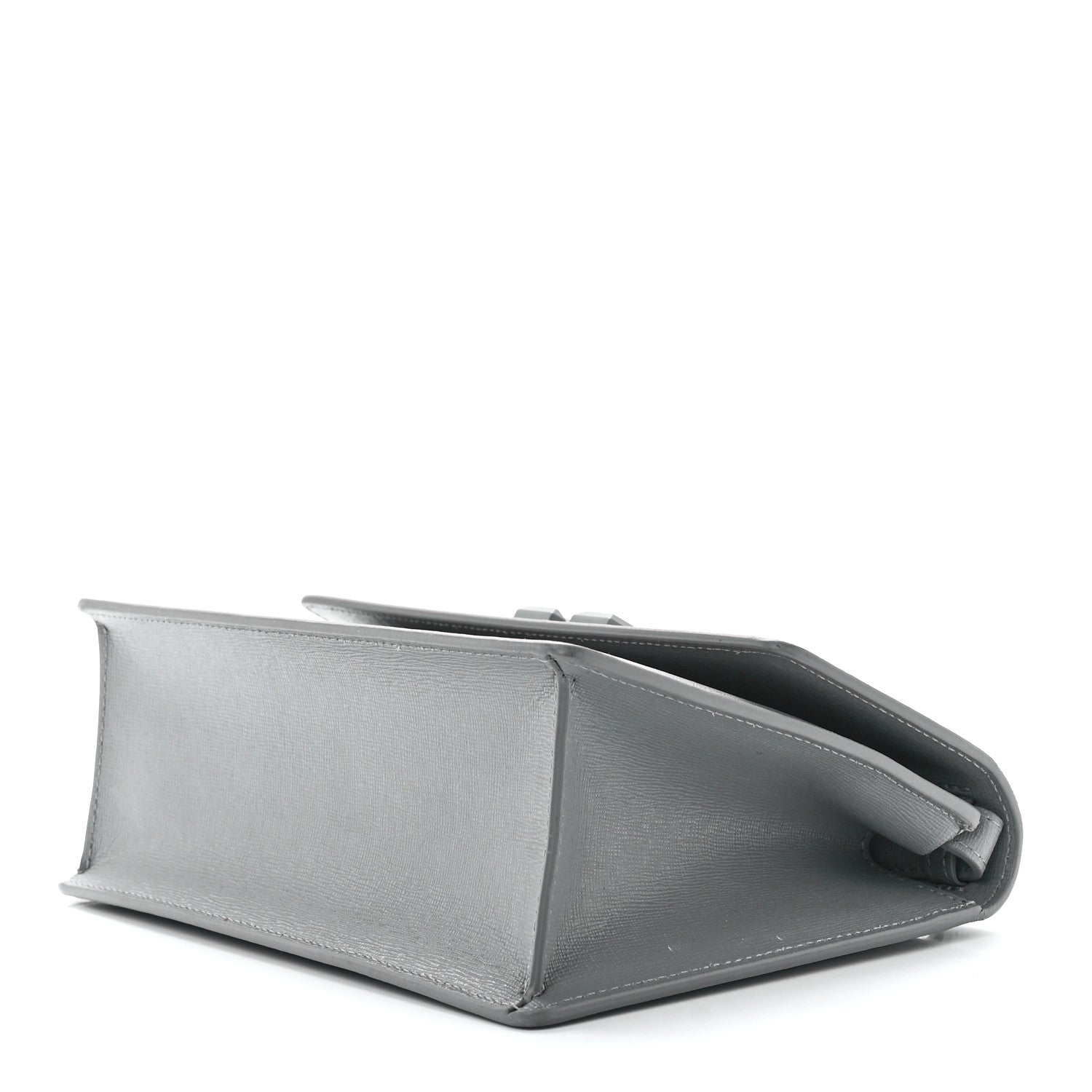 Off-White Saffiano Jitney 1.4 Top Handle Bag Grey 9 of 12