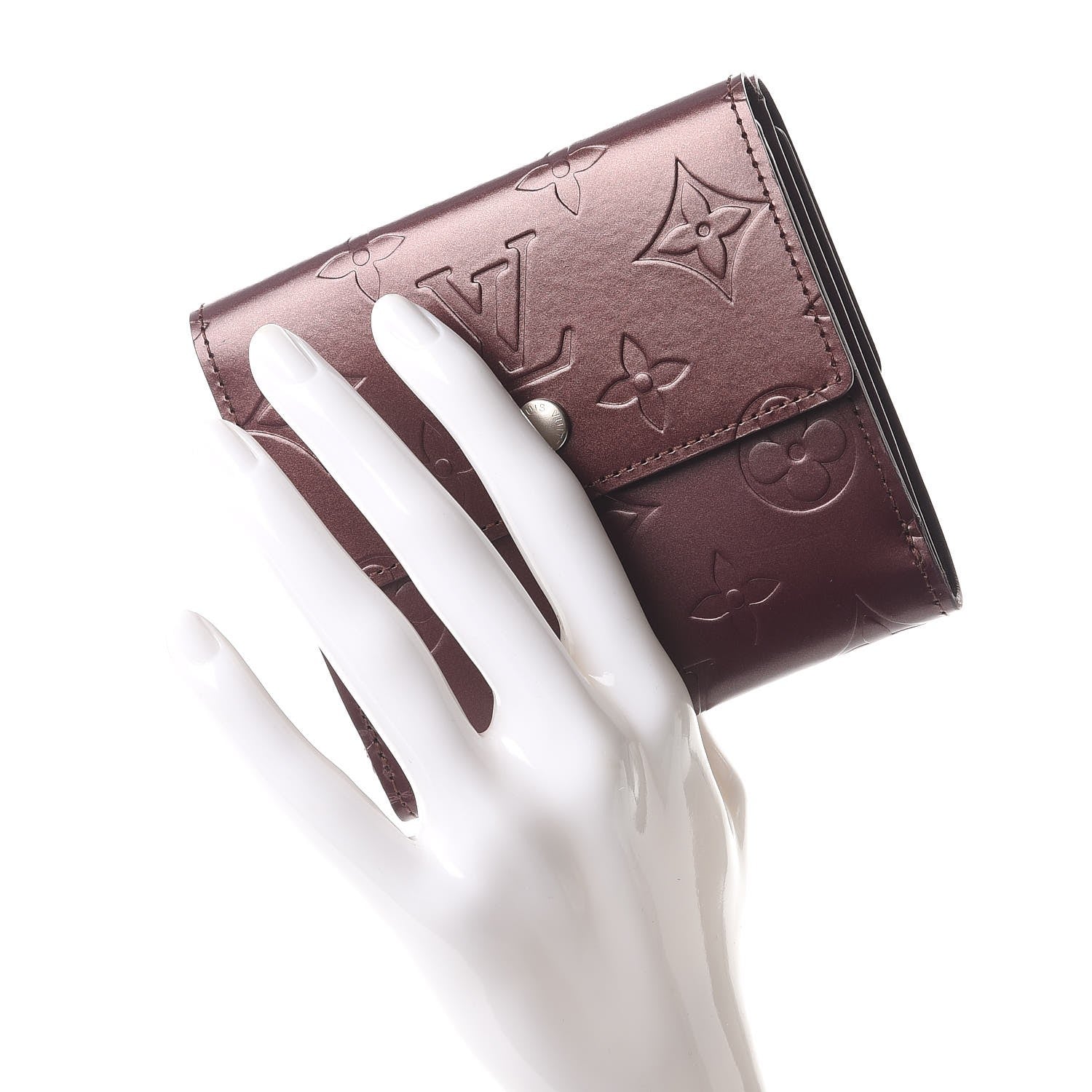 Louis Vuitton Mat Monogram Ludlow Wallet Violet 2 of 10