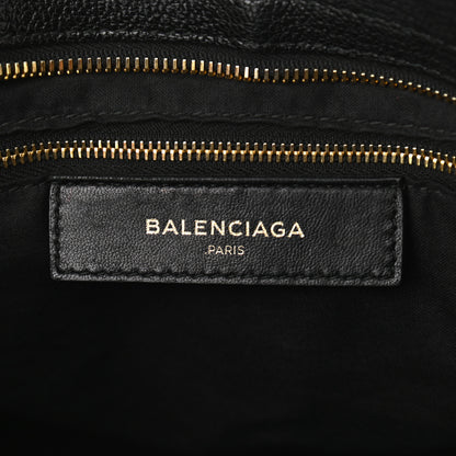 Balenciaga Chevre Gold Metallic Edge Hardware City Black 6 of 10