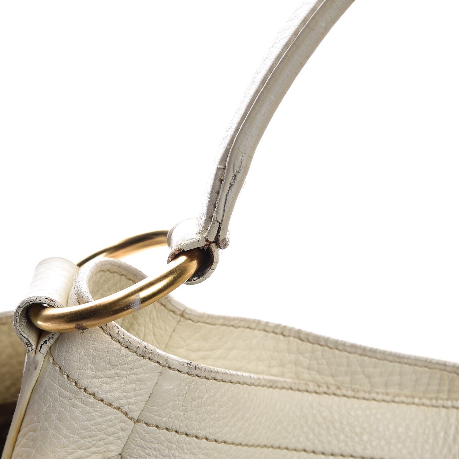 Prada Vitello Daino Side Pocket Hobo Bianco 18 of 18