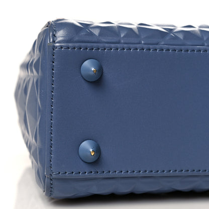 Christian Dior Calfskin Cannage Diamond Small My ABCDior Blue 10 of 18