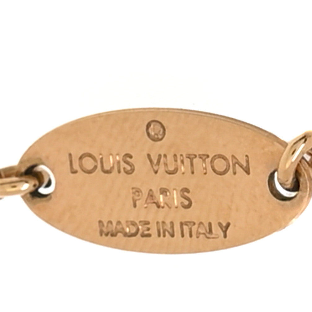 Louis Vuitton LV And Me Letter V Necklace Gold 4 of 5