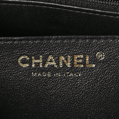Chanel Lambskin Quilted Mini Square Flap Black 6 of 9