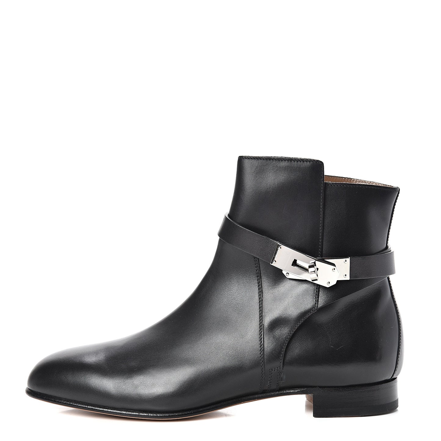 Calfskin Neo Low Boots 38 Black