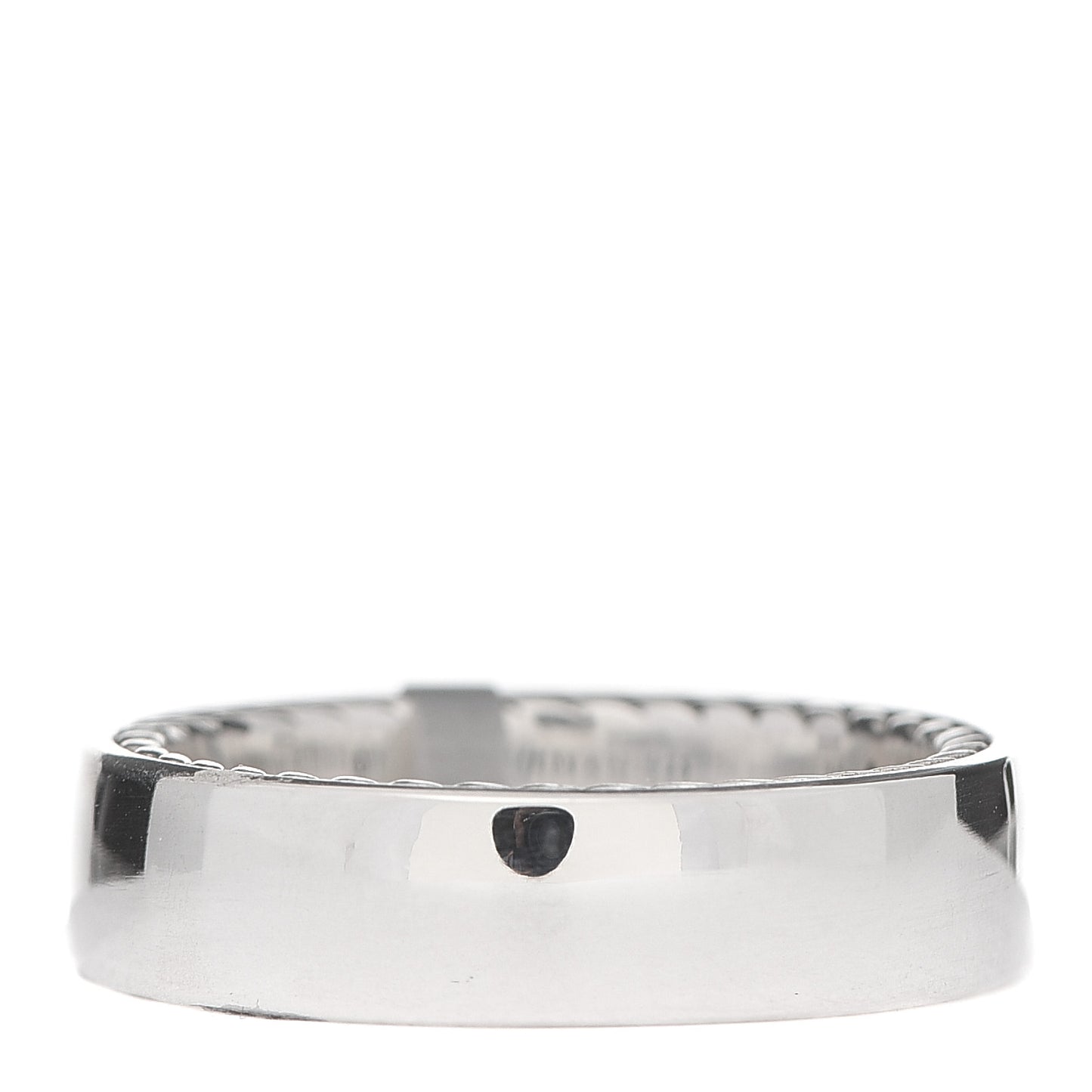 Sterling Silver Black Diamond 6mm Streamline Band Ring 62 10