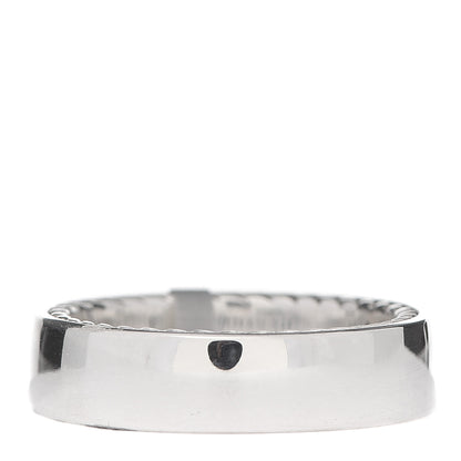 David Yurman Sterling Silver Black Diamond 6mm Streamline Band Ring 62 10 3 of 5