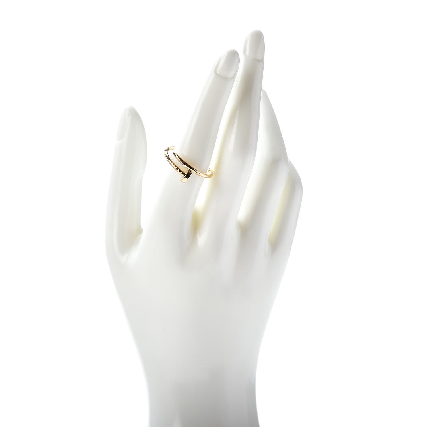 Cartier 18K Yellow Gold Small Juste Un Clou Ring 57 8 2 of 5