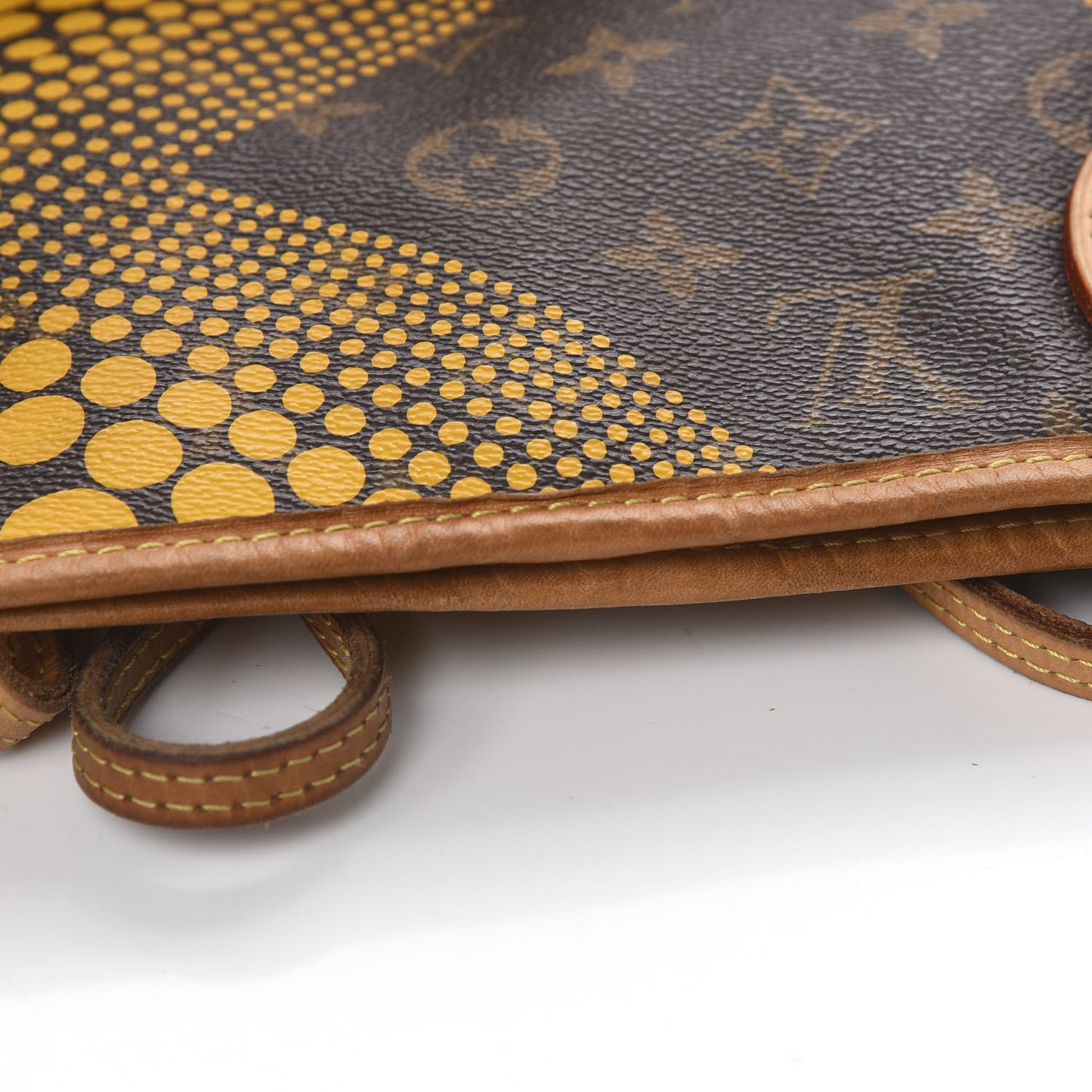 Monogram Kusama Waves Neverfull MM Yellow