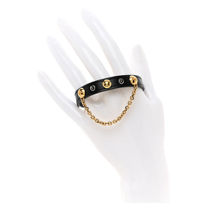Louis Vuitton LV Harajuku Bracelet 17 Black Gold 2 of 5