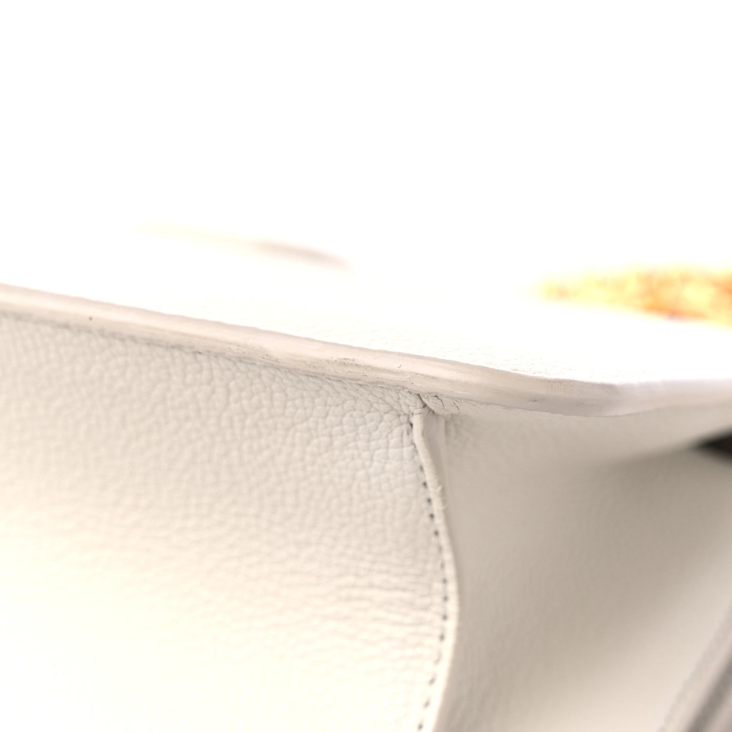 Tom Ford Grained Calfskin Tara Chain Shoulder Bag White 10 of 17