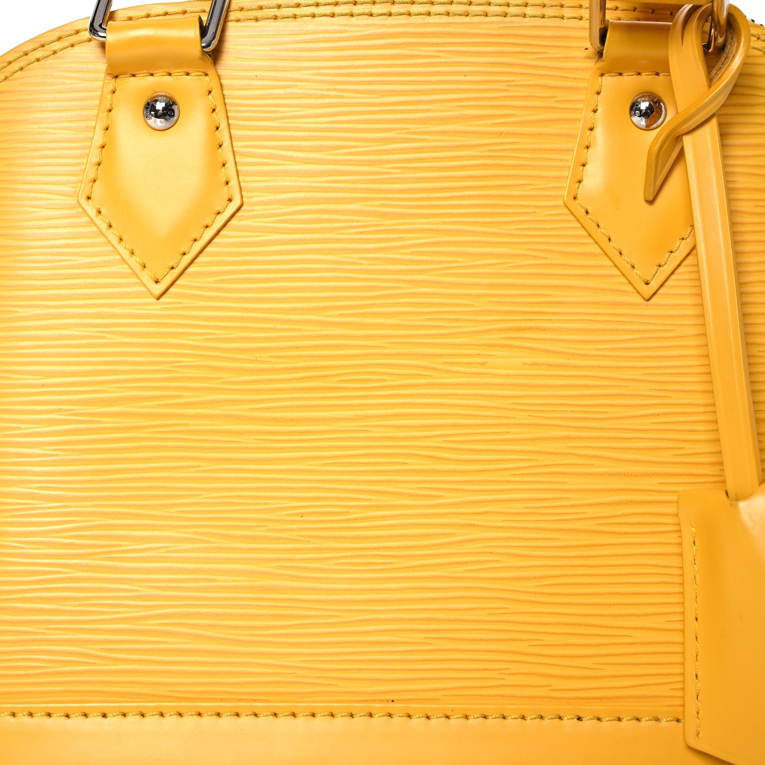 Louis Vuitton Epi Alma BB Citron 7 of 13