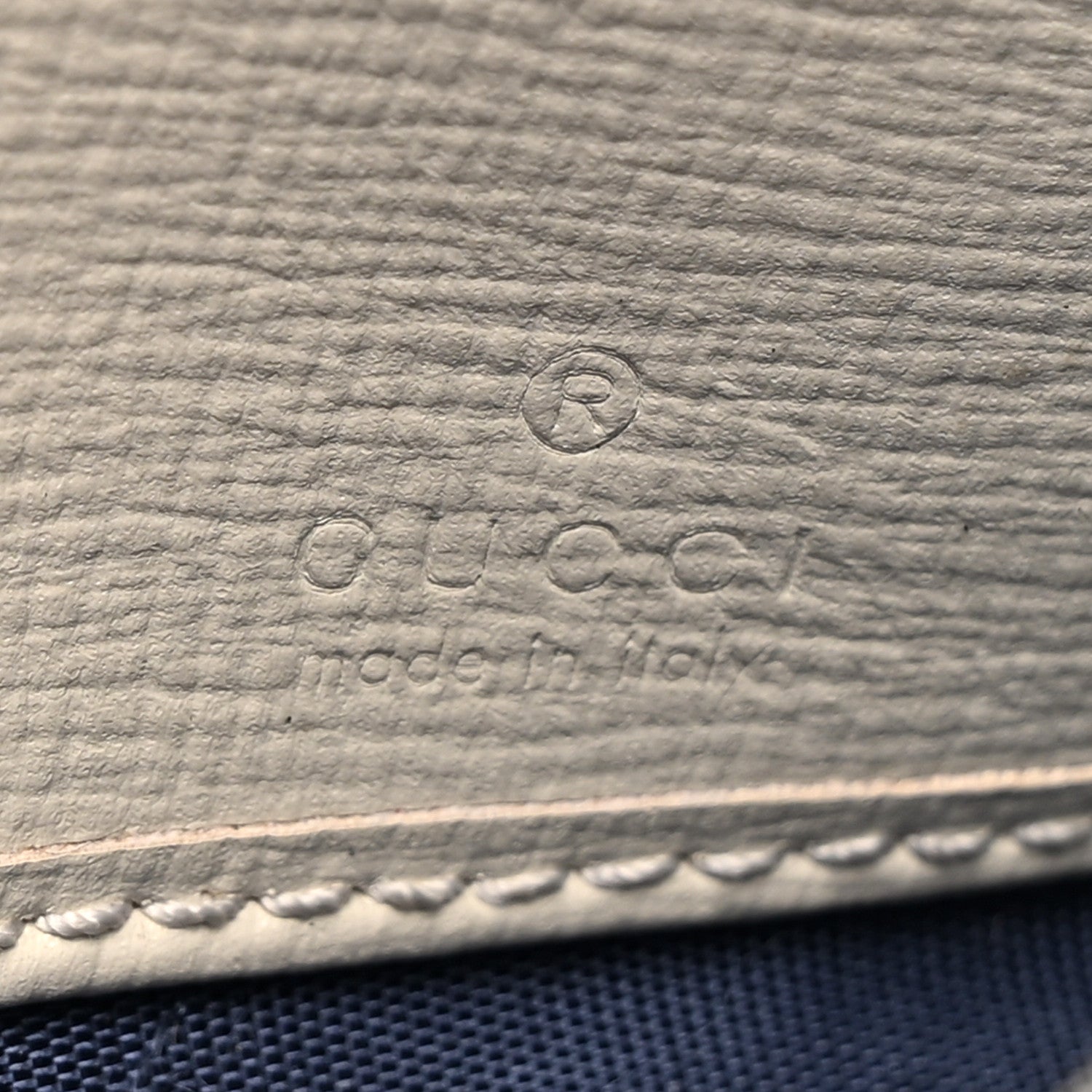 Gucci GG Supreme Monogram Textured Calfskin Web Jackie 1961 Chain Wallet Beige Ebony Mystic White 6 of 12