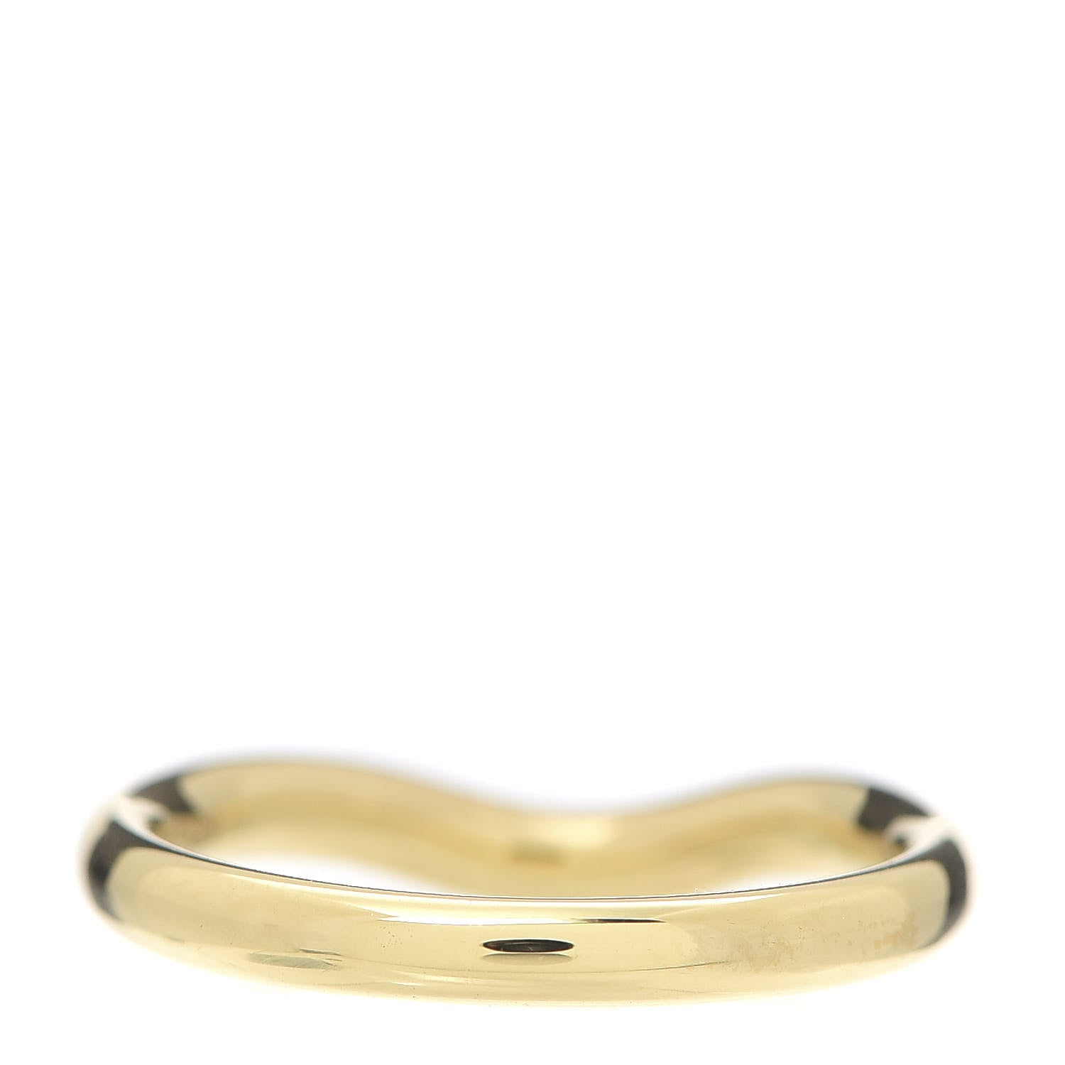 Tiffany 18K Yellow Gold Yellow Diamond Elsa Peretti Wedding Band Ring 47 4 3 of 6