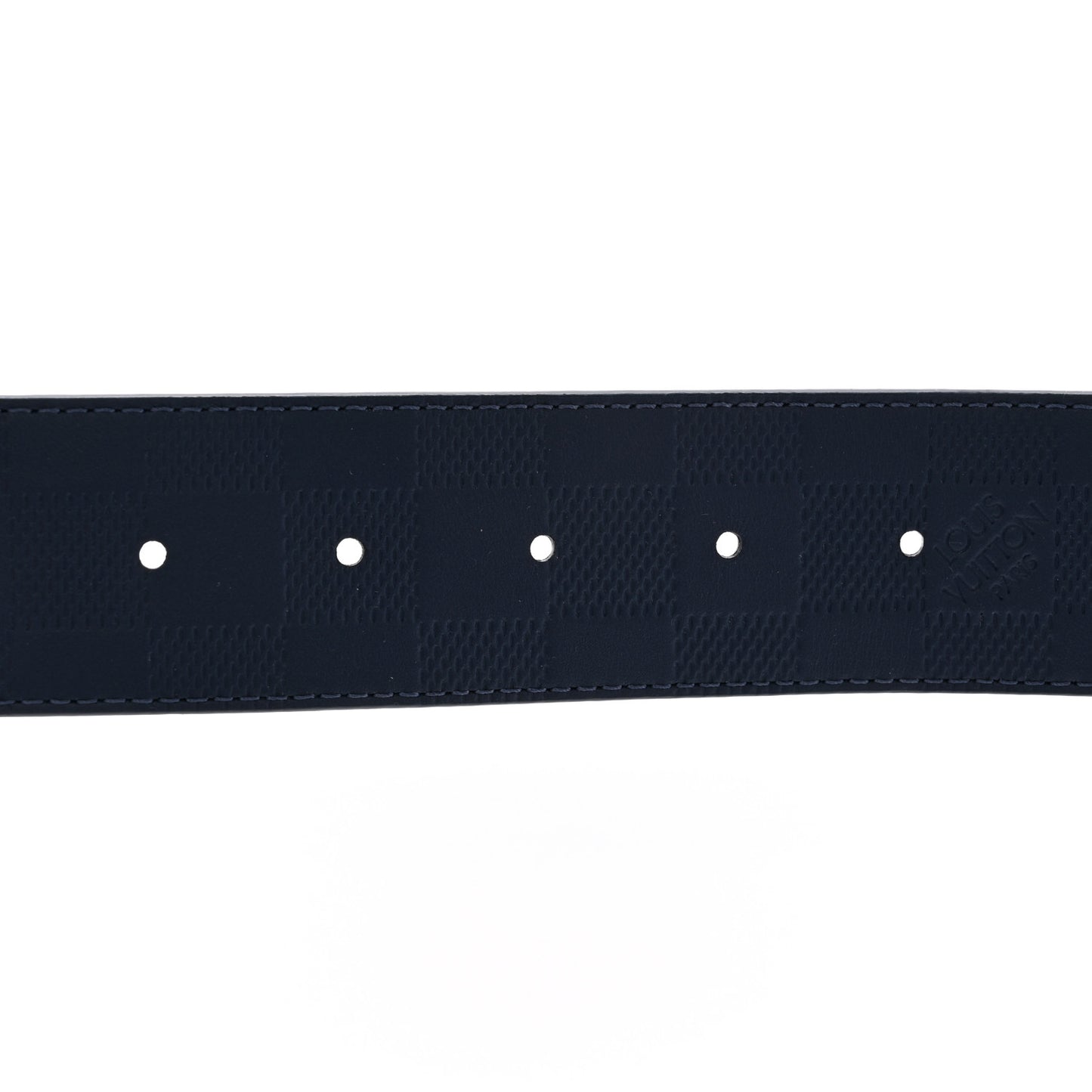 Damier Graphite Damier Infini 40mm LV Initiales Reversible Belt 85 34 Blue