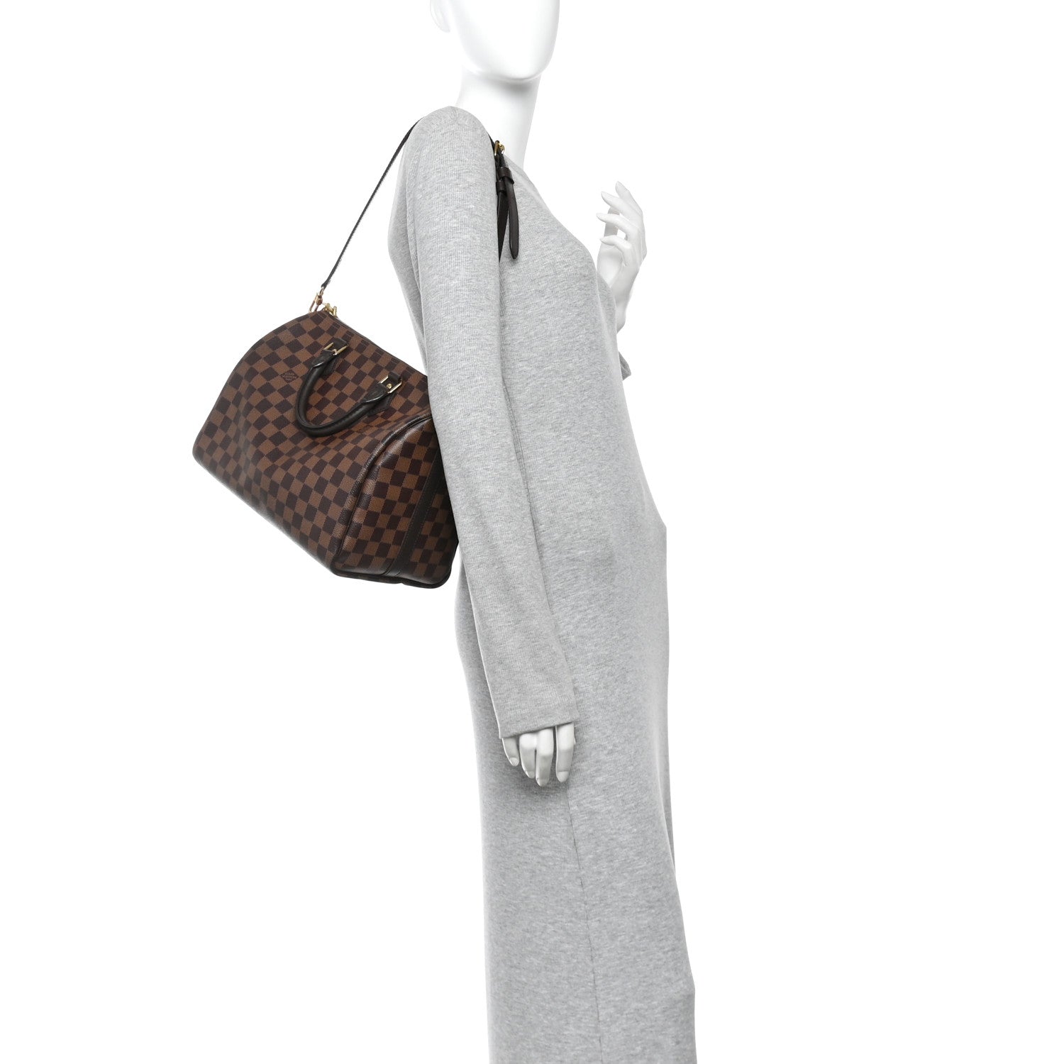 Louis Vuitton Damier Ebene Speedy Bandouliere 30 2 of 10