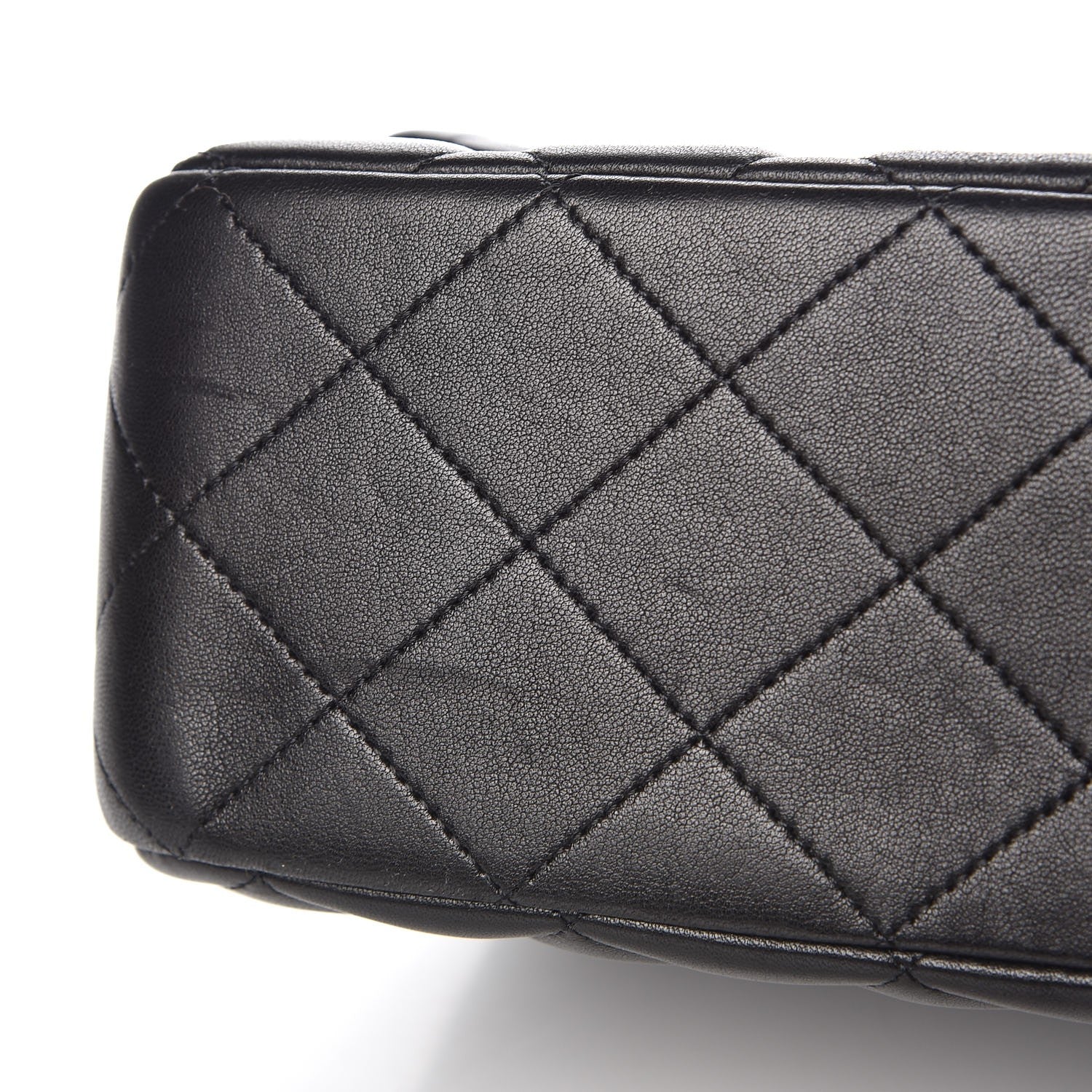 Chanel Lambskin Quilted Jumbo Single Flap Black 9 of 9