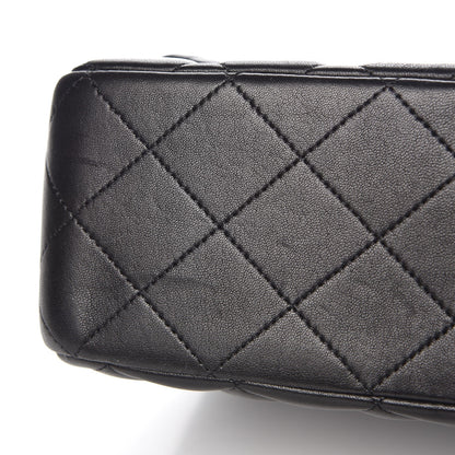 Chanel Lambskin Quilted Jumbo Single Flap Black 9 of 9