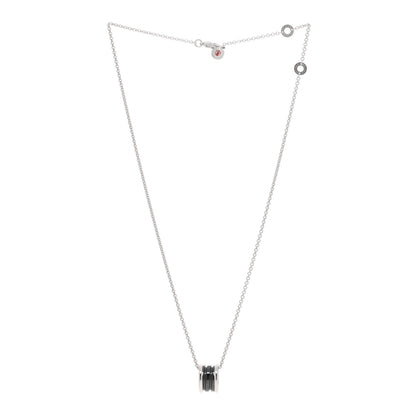 Bulgari Sterling Silver Ceramic Save The Children Pendant Necklace 2 of 3