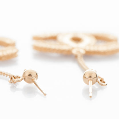 Chanel CC Drop Earrings Gold 3 of 4