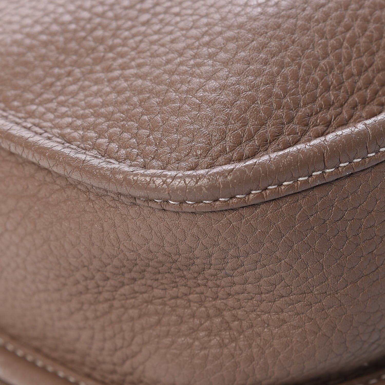 Hermes Taurillon Clemence Evelyne III PM Etoupe 9 of 16