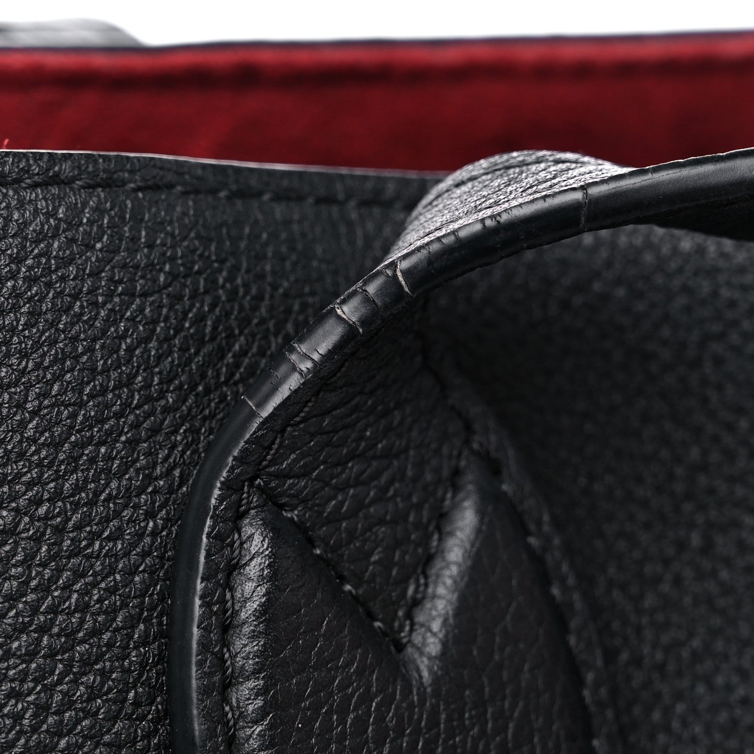 Louis Vuitton Grained Calfskin Lockme Shopper Black 13 of 13