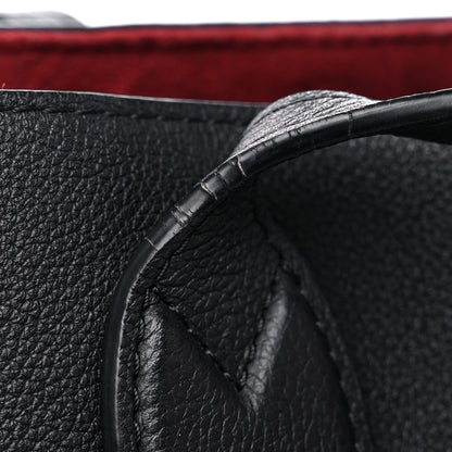 Louis Vuitton Grained Calfskin Lockme Shopper Black 13 of 13