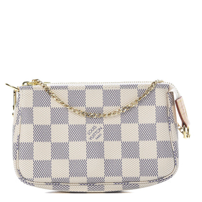 Louis Vuitton Damier Azur Mini Pochette Accessories 1 of 8