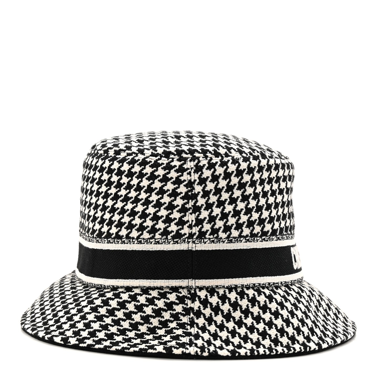 Pied De Poule Bucket Hat 57 Black White