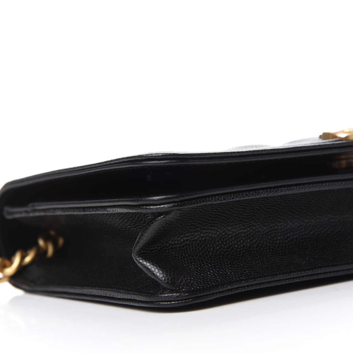 Chanel Caviar Quilted Boy Wallet On Chain WOC Black 6 of 12