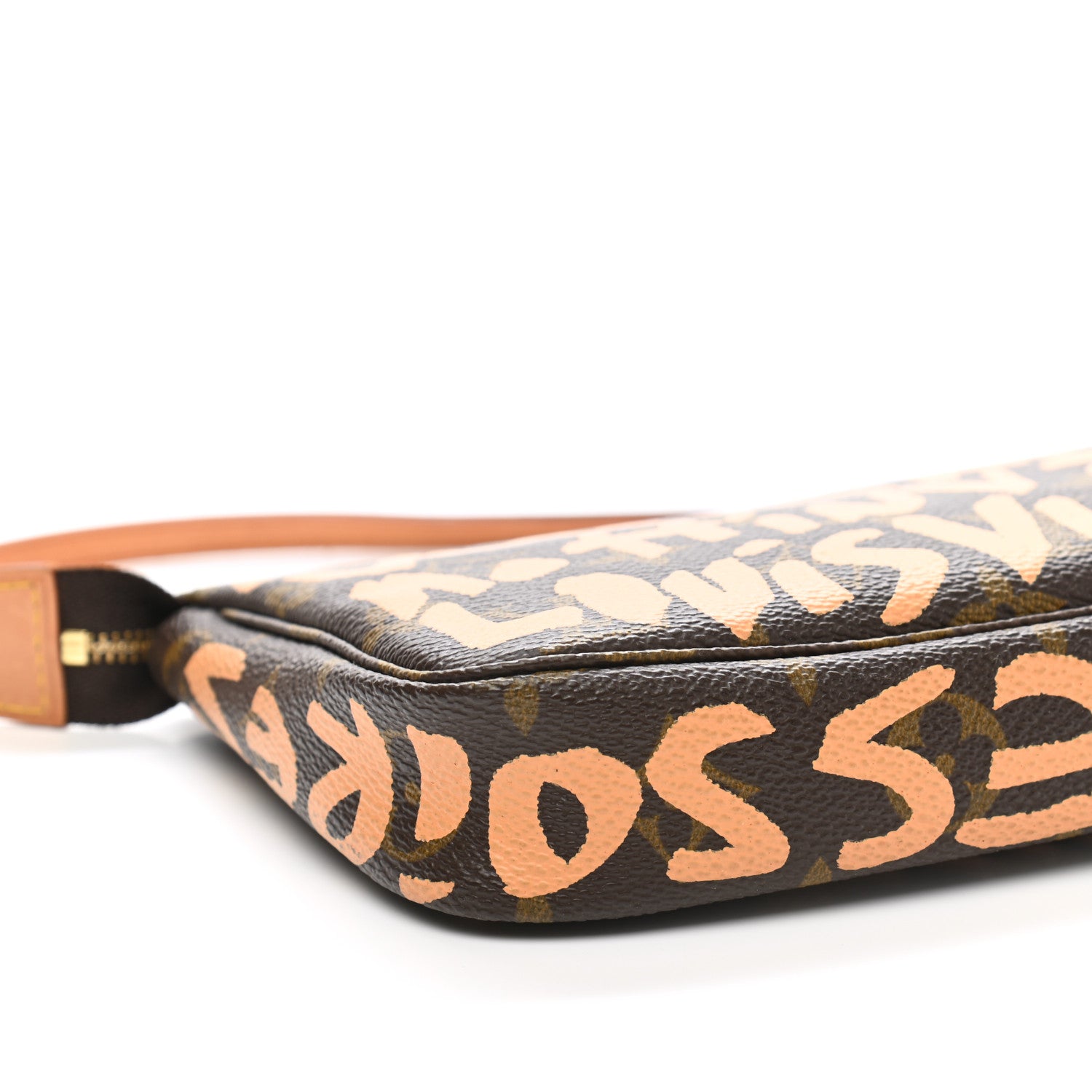 Louis Vuitton Monogram Graffiti Pochette Accessories Peach 9 of 10