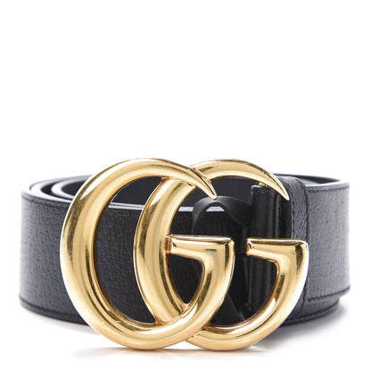 Gucci Textured Calfskin Double G 40mm Belt 90 36 Black 1 of 5