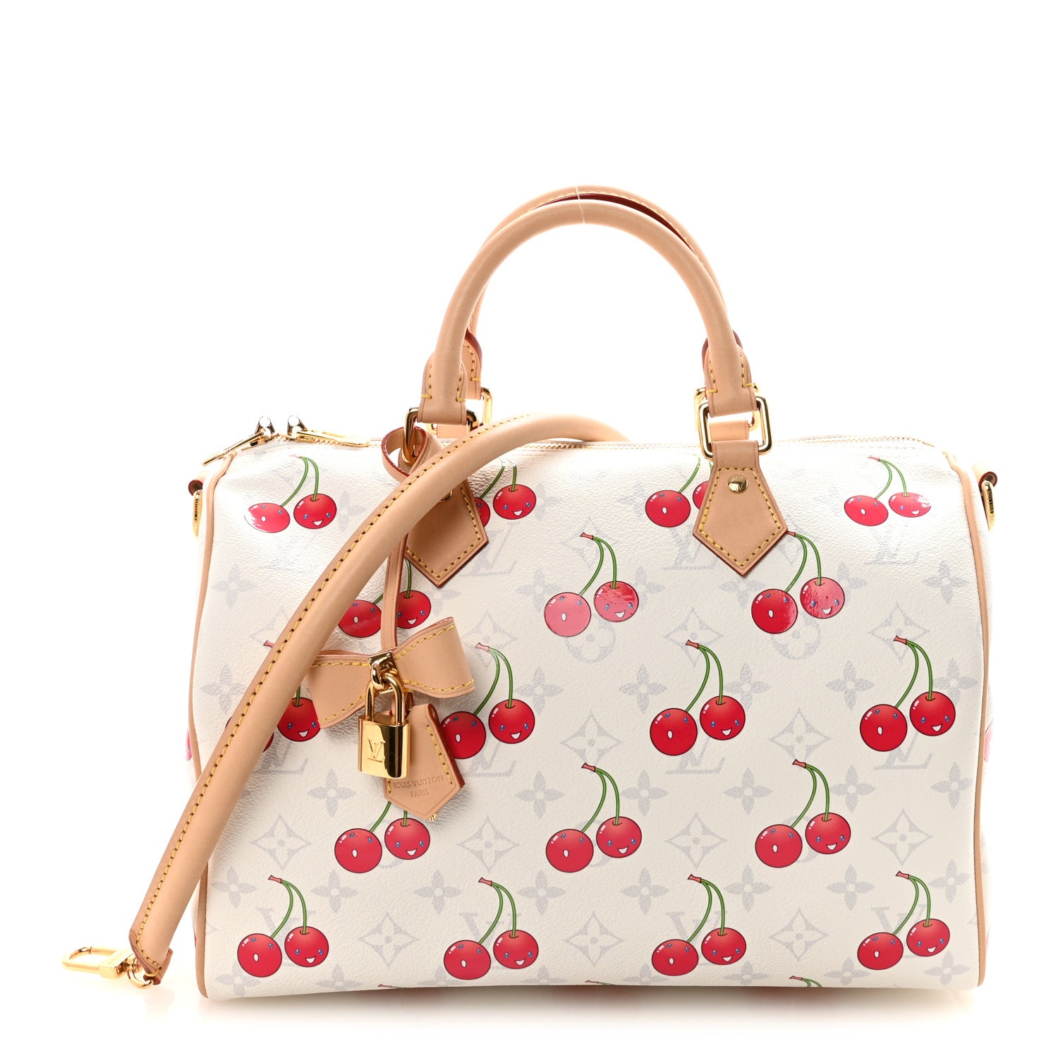 Louis Vuitton LV X TM Monogram Cerises Speedy Soft Bandouliere 30 1 of 9