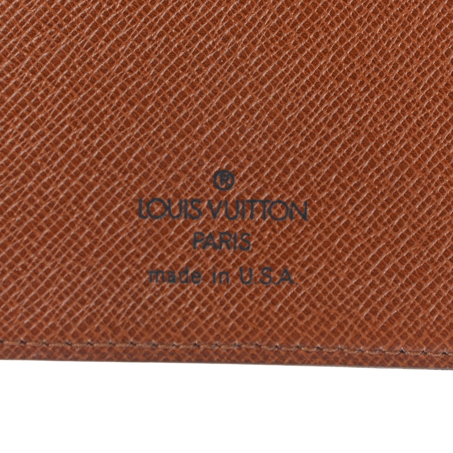 Louis Vuitton Monogram Simple Checkbook Holder Wallet Cover 6 of 9