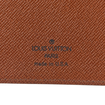 Louis Vuitton Monogram Simple Checkbook Holder Wallet Cover 6 of 9