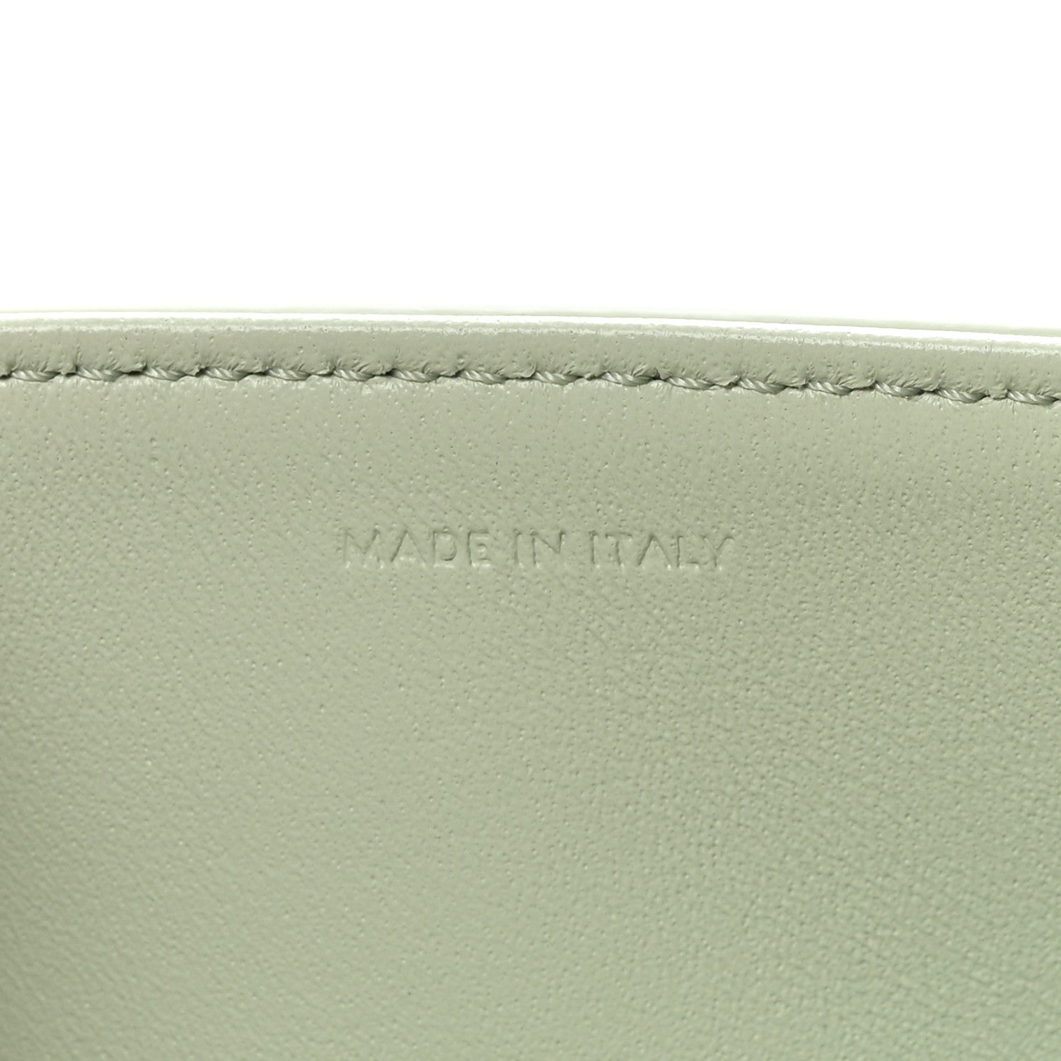 Celine Shiny Calfskin Triomphe Chain Shoulder Bag Jade 7 of 10