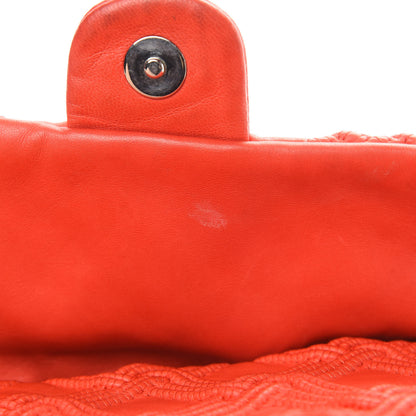 Chanel Lambskin Stitched Large Walk Of Fame Flap Red 13 of 13