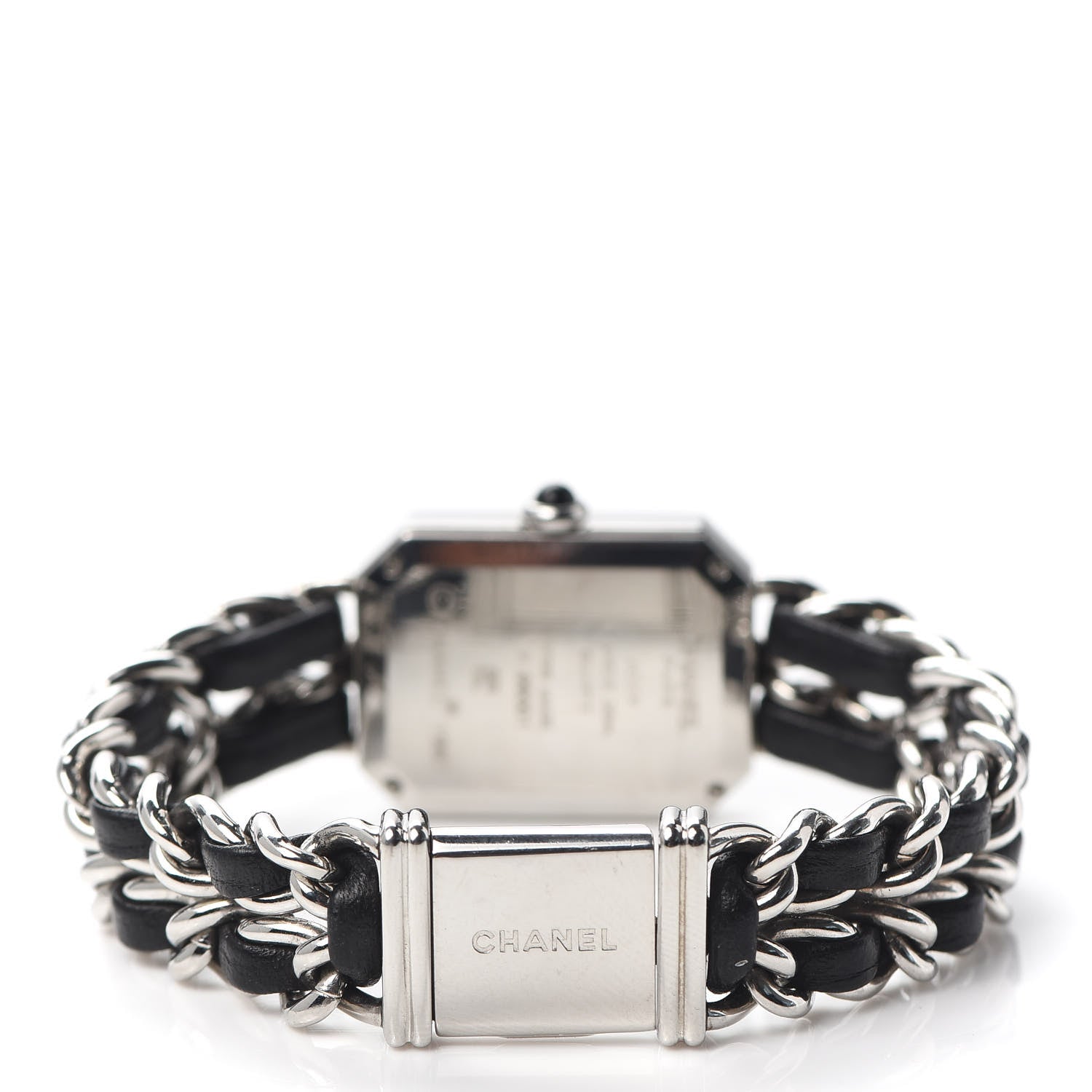 Chanel Stainless Steel Lambskin 20mm Chain Premiere Quartz Watch M 3 of 5