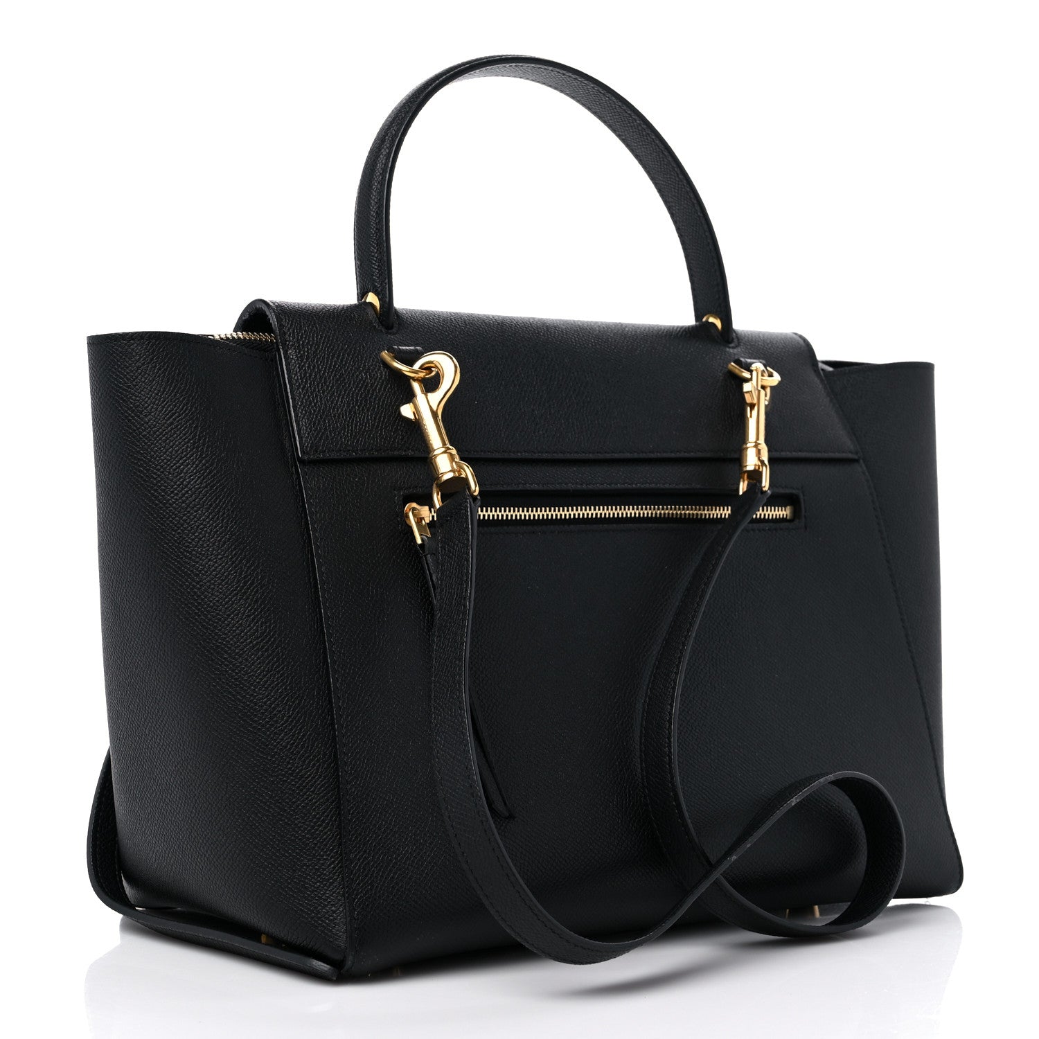 Celine Grained Calfskin Mini Belt Bag Black 3 of 13