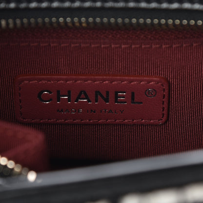 Chanel Tweed Calfskin Small Gabrielle Hobo Black 8 of 15