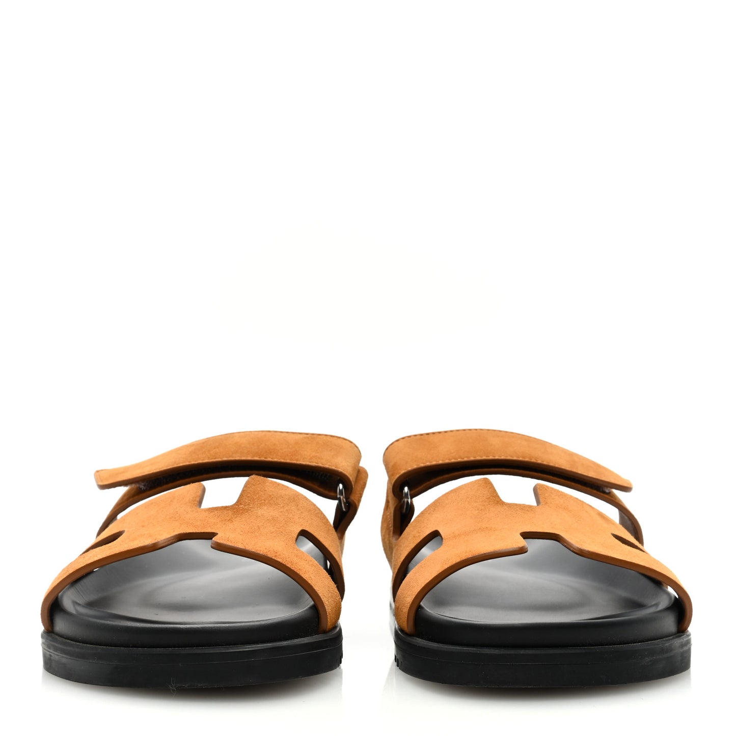 Suede Goatskin Womens Chypre Sandals 36.5 Naturel